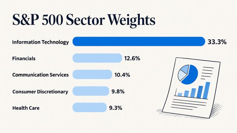 What the S\&P 500 looks like today — overview diagram
